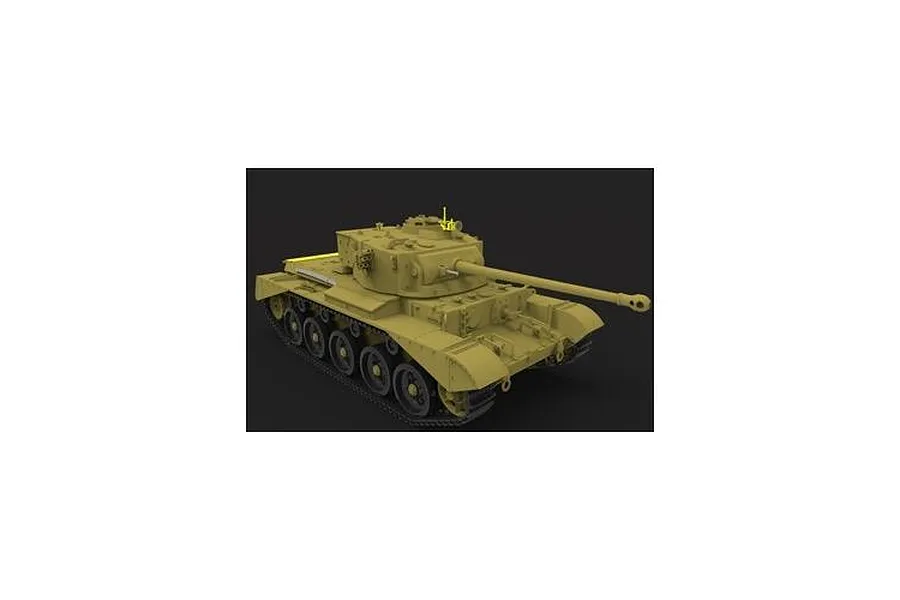 Bronco Models 1/35 British Cruiser Tank A34 Comet Special Edition Scale Plastic Model Kit image 59842