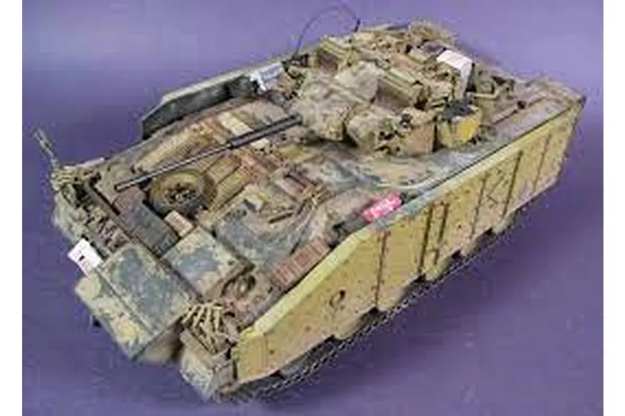 Academy 1/35 Desert Warrior MCV Iraq 2003 Armoured Tank Scaled Plastic Model Kit image 59913