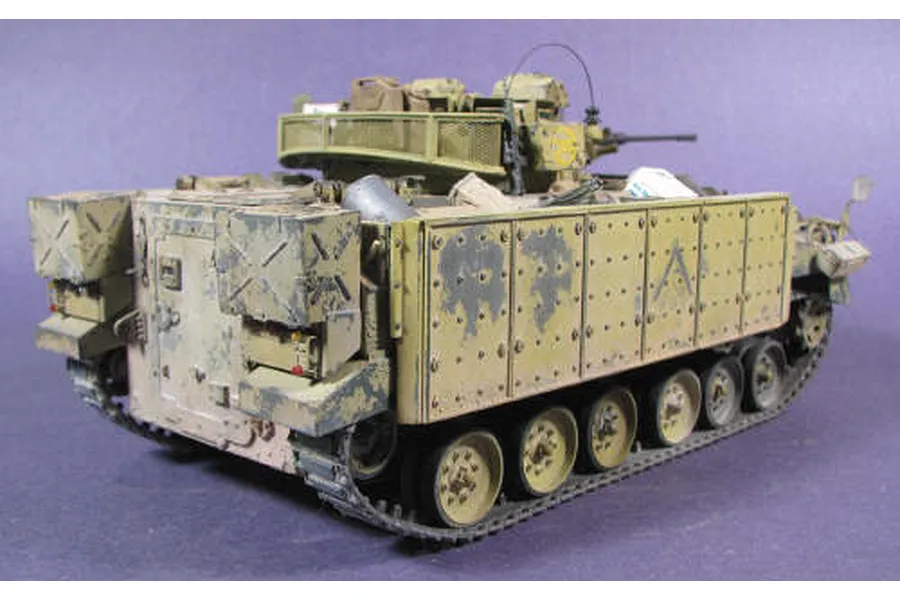 Academy 1/35 Desert Warrior MCV Iraq 2003 Armoured Tank Scaled Plastic Model Kit image 59914