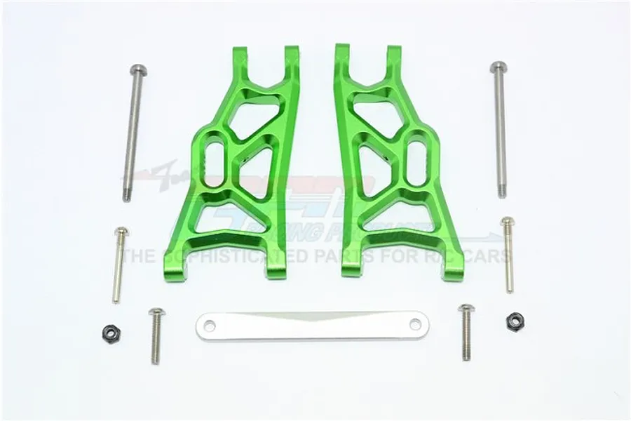 GPM Green Aluminium Front Suspension Arms 2Pcs image 59953