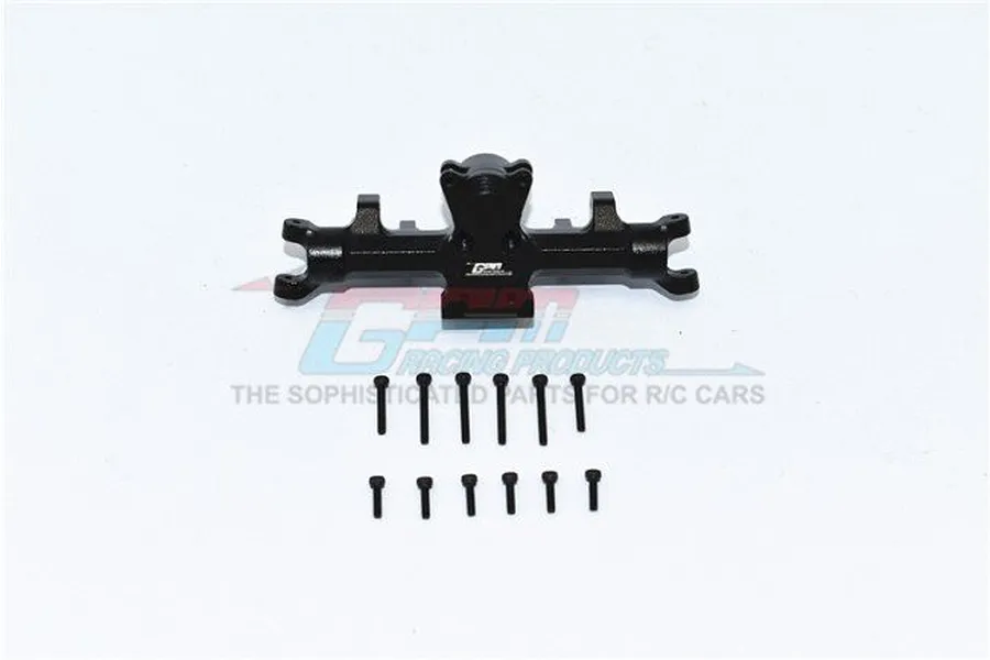 GPM Black Aluminium SCX24 Front Differential/Axle Housing 1Pc w/ Hardware image 59962