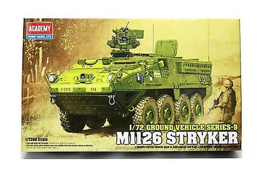 Academy 1/72 MII26 Stryker Armoured Personnel Carrier Scaled Plastic Model Kit image 60001