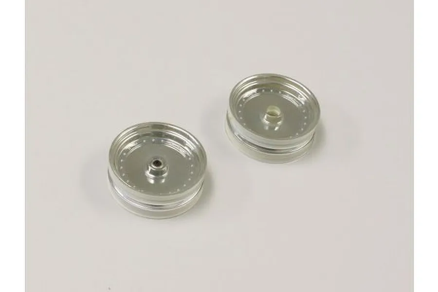 Kyosho 2.0&amp;quot; Shiny Chrome Front Rims 2Pcs image 60043
