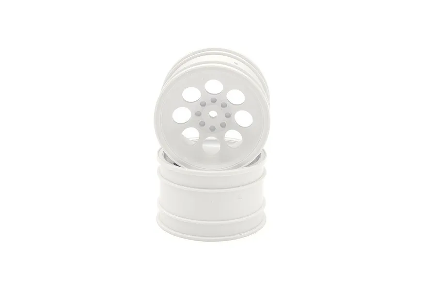 Kyosho 1.9&amp;quot; 8 Hole White Rims 2Pcs image 60044