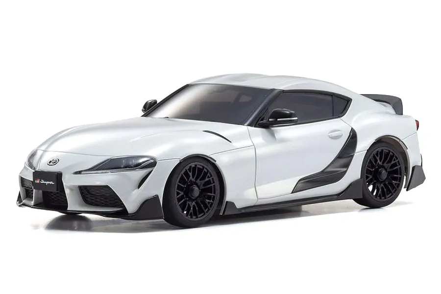Kyosho Mini-Z Toyota GR Supra TRD Aero Version RC Drift Car Electric AWD RTR - Metallic White image 60053