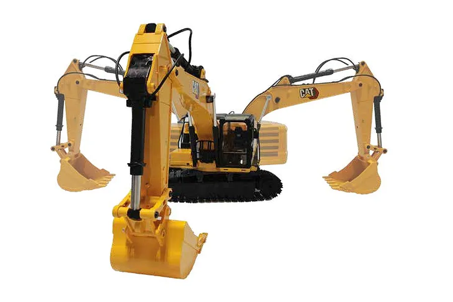 Caterpillar 1/16 320 Excavator w/ Grapple &amp;amp; Hammer Electric RC Excavator image 60060