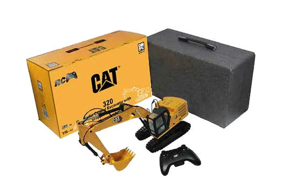 Caterpillar 1/16 320 Excavator w/ Grapple &amp;amp; Hammer Electric RC Excavator image 60062