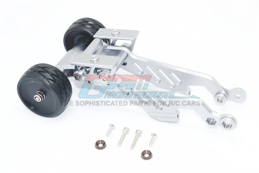 GPM Silver Aluminium Wheelie Bar w/ Wing Mount image 60066