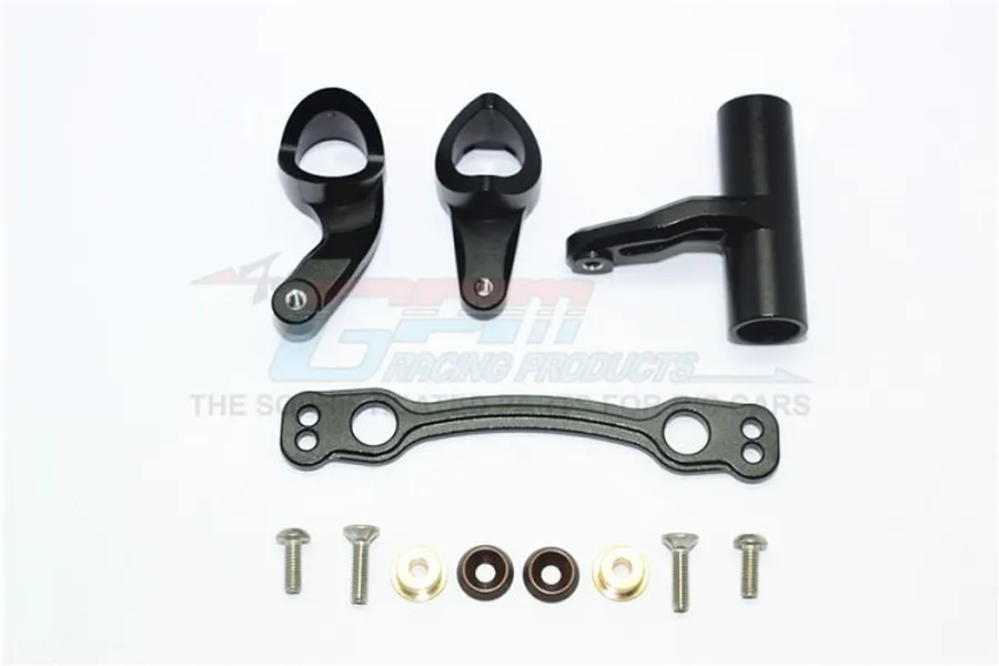 GPM Black Aluminium Steering Assembly Set image 60071