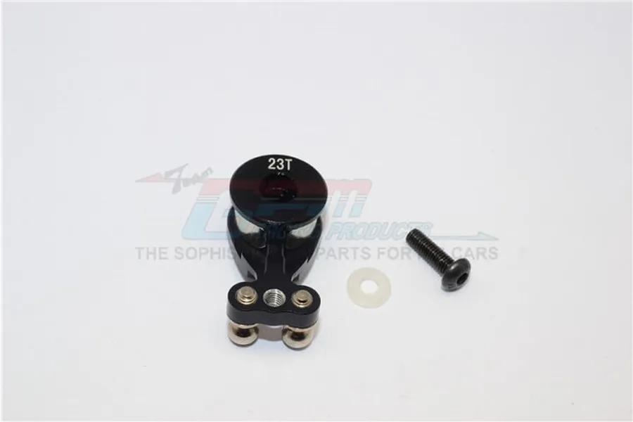 GPM Black Aluminium 23T Servo Saver Set image 1
