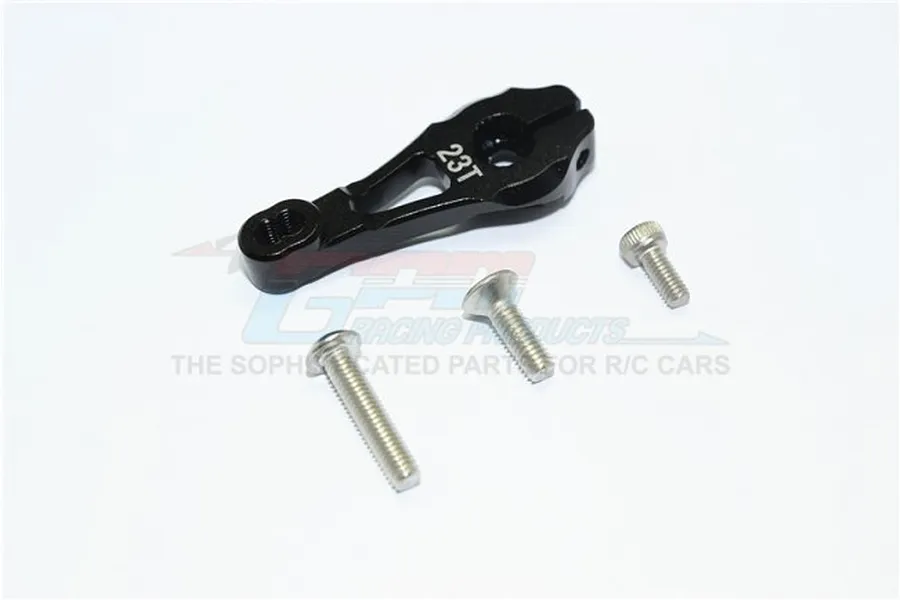 GPM Black Aluminium 23T Servo Horn image 60086