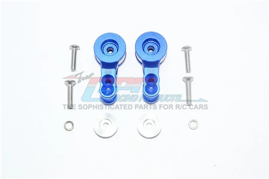 GPM Blue Aluminium 25T Servo Horn w/ Built-In Servo Saver image 60093