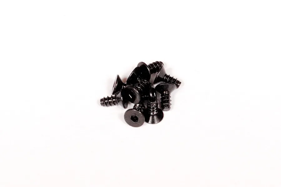 Axial 2.6x6mm Coarse Thread Countersunk Head Screws 10Pcs image 6015