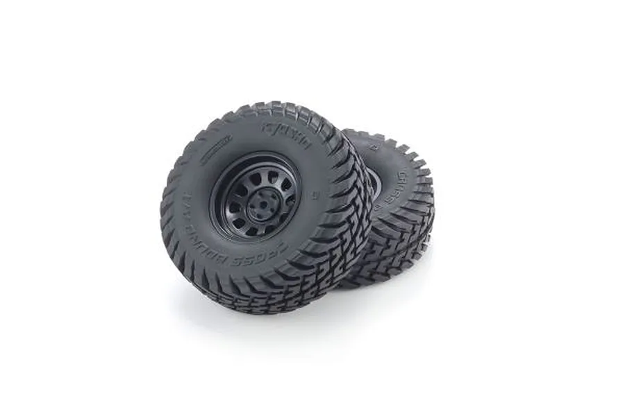 Kyosho Tyre &amp;amp; Rim Set - Glued Wheels 2Pcs image 60141