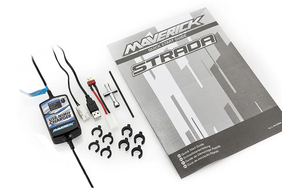 Maverick Strada DT RC Truggy Electric Brushless 4WD 1/10 Scale RTR - Red image 60176