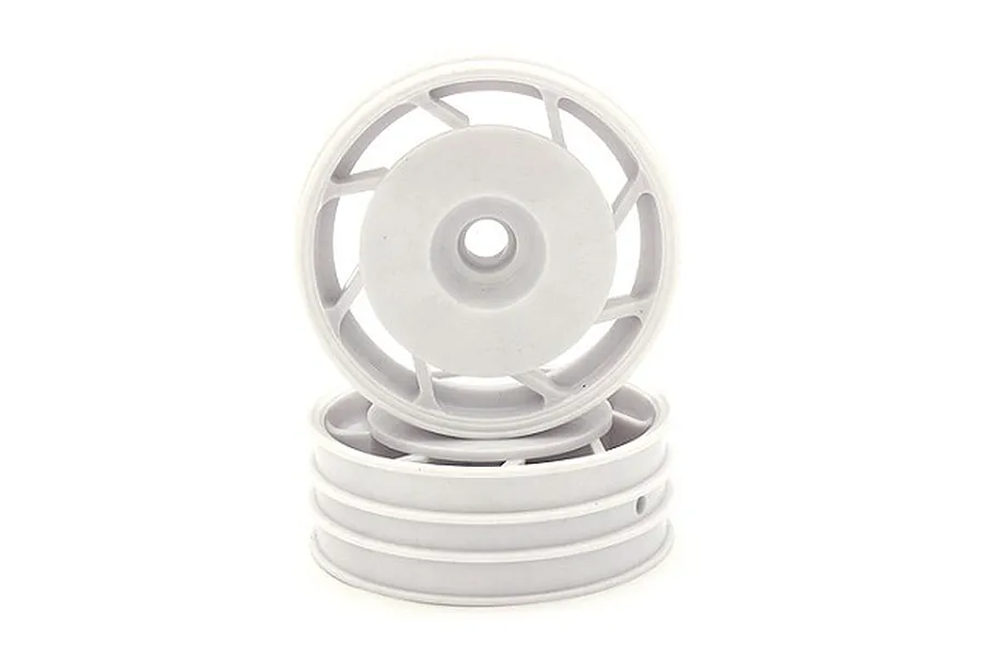 Kyosho 2.0&amp;quot; 8D Front Rims 2Pcs - White image 60210