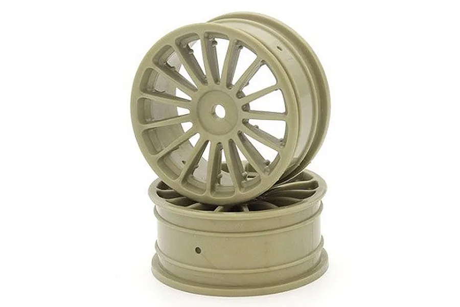 Kyosho 2&amp;quot; Gold 15 Spoke Rims 2Pcs image 60215