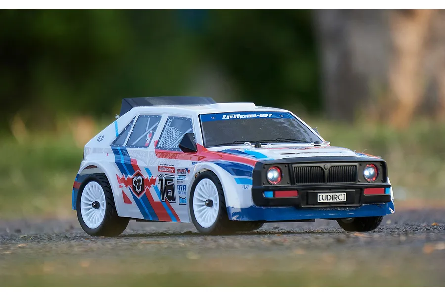 UDI Rally RC Drift Car Electric 4WD 1/16 Scale RTR - White image 60278
