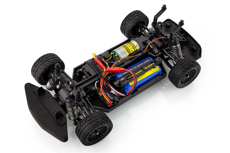 UDI Rally RC Drift Car Electric 4WD 1/16 Scale RTR - Black image 60322