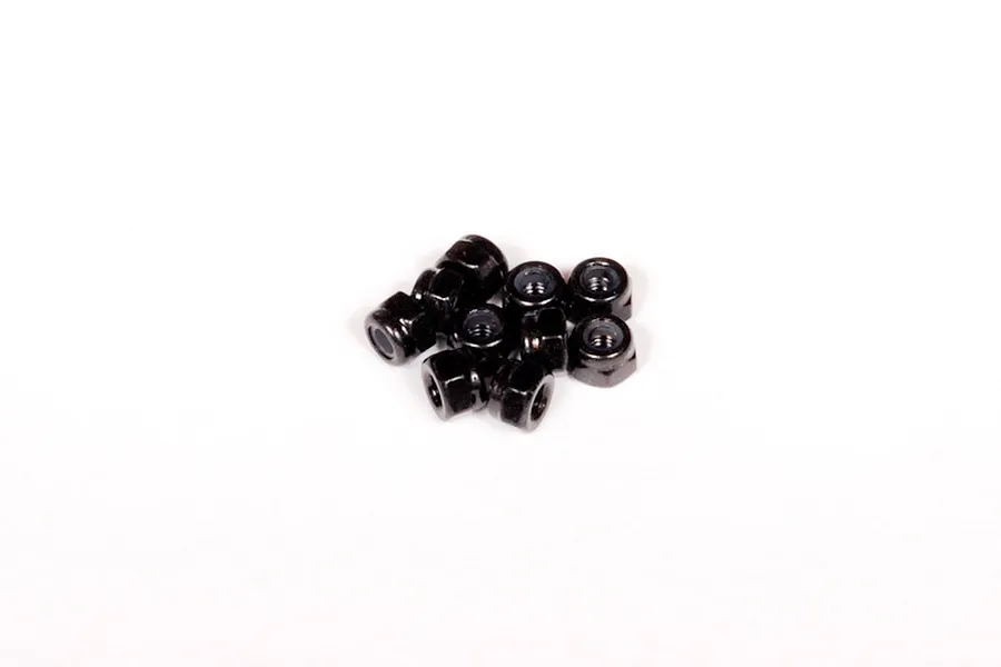 Axial 3mm Black Steel Nyloc Nuts 10Pcs image 6034
