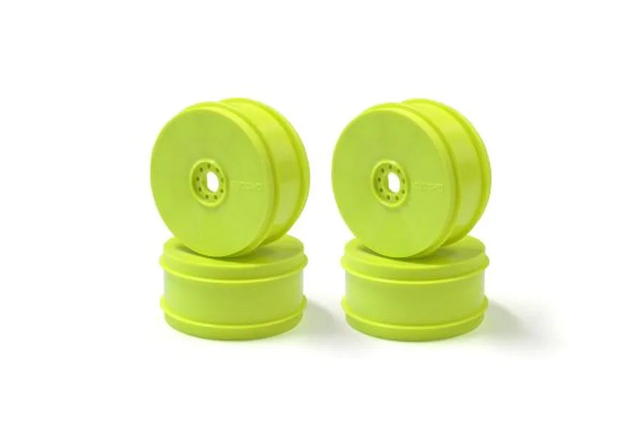Kyosho 3.2&amp;quot; Rims Hard Dish Wheels - Yellow 4Pcs image 60382