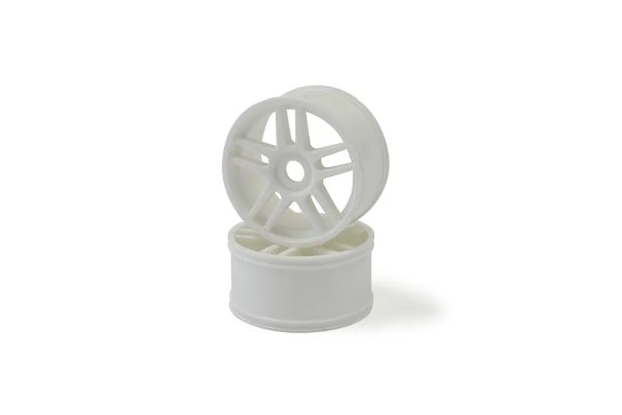 Kyosho 3.2&amp;quot; 10 Spoke Rims - White 2Pcs image 60383