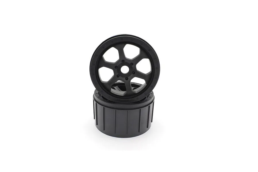 Kyosho 3&amp;quot; Rims - Black 4Pcs image 60385