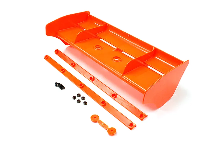 Kyosho 10mm Rear Wing Set - Fluro Orange image 60387
