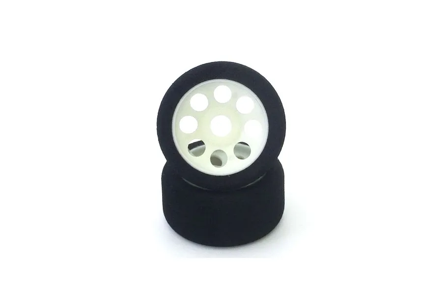 Kyosho Front Foam Tyres w/ White Rims 2Pcs image 60393