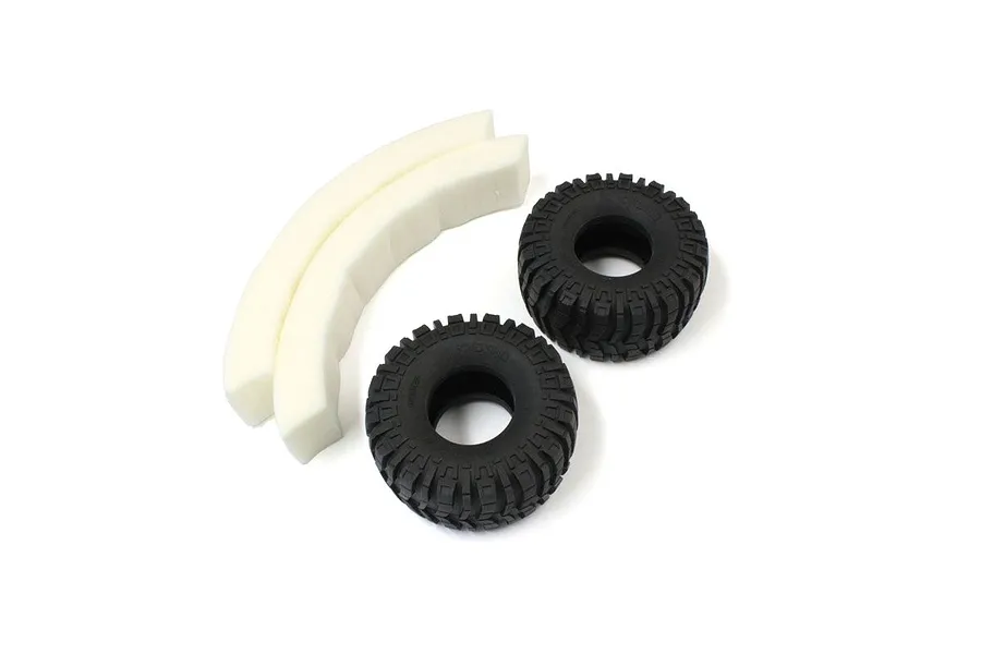 Kyosho 5.8&amp;quot; Tyres w/ Foam Inserts 2Pcs image 60400