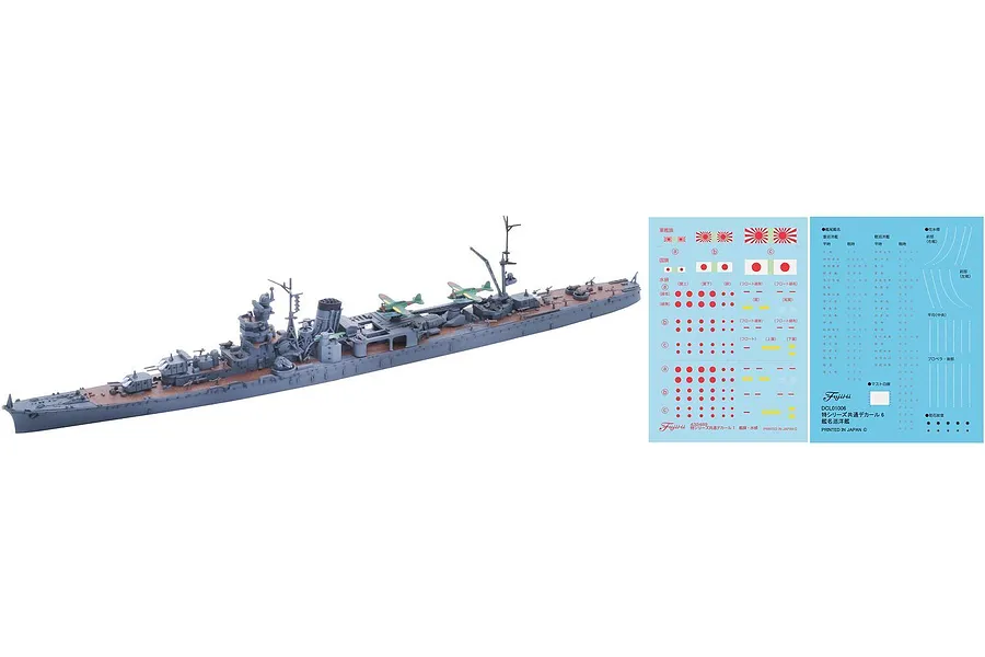 Fujimi 1/700 1945/1944 IJN Yahagi Light Cruiser (TOKU-108) Scaled Plastic Model Kit image 60494