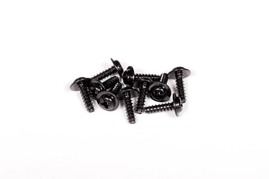 Axial 3x10mm Coarse Thread Washer Head Screws 10Pcs image 6058