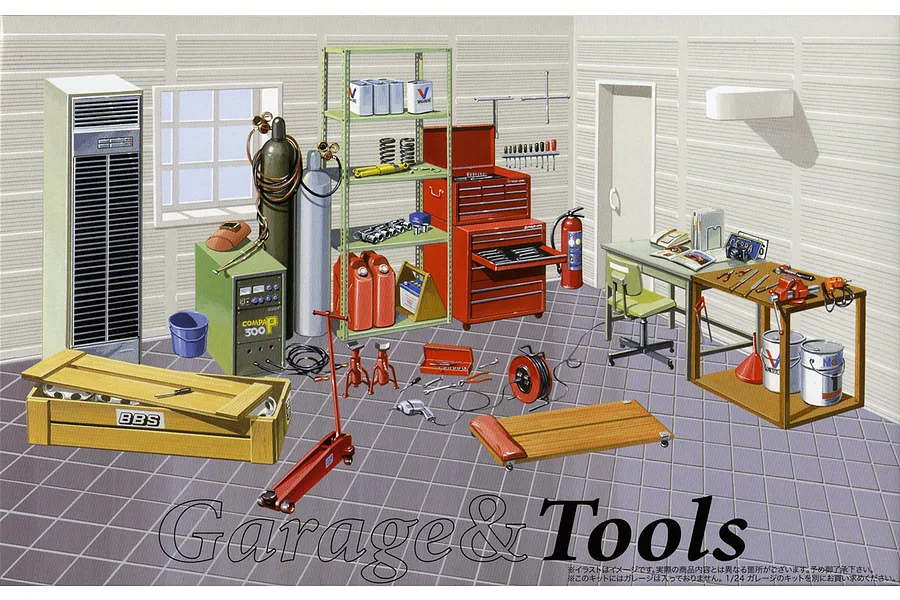 Fujimi 1/24 Scale Tool Set (Accessory) Scaled Accessories image 60639