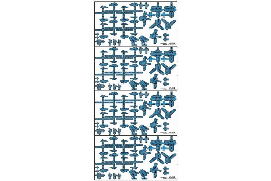 Fujimi 1/3000 Naval Port Collection Common Photo-Etched Parts Detail Up Parts image 60688
