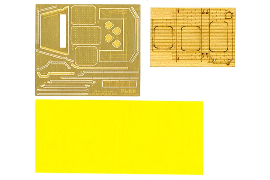Fujimi 1/Egg Qstyle Genuine Wood Deck Seal for Chibimaru Ship Hiryu (Q G-UP No27) Scaled Plastic Model Kit image 1
