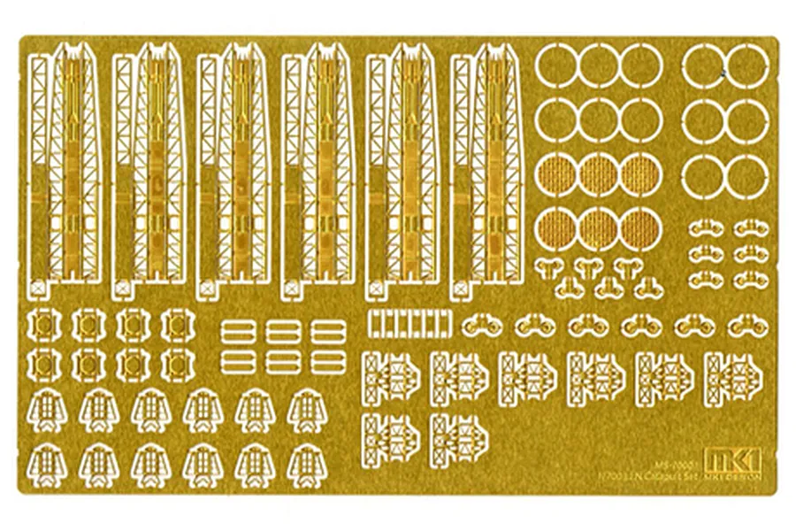 Fujimi 1/700 Catapult Set for Japanese Navy Ships Scaled Plastic Model Kit image 60696