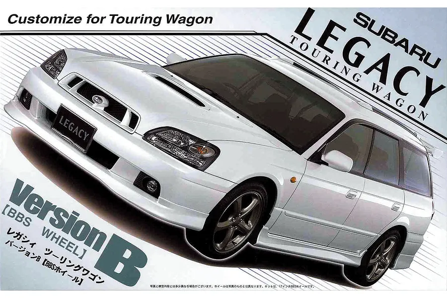 Fujimi 1/24 Subaru Legacy Touring Wagon Version B Scaled Plastic Model Kit image 60728