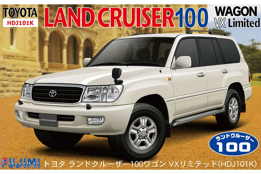 Fujimi 1/24 Toyota Landcruiser 100 SUV Scaled Plastic Model Kit image 60737