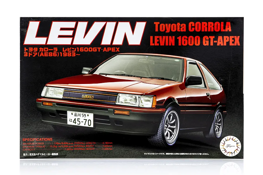 Fujimi 1/24 Toyota AE86 Levin image 1