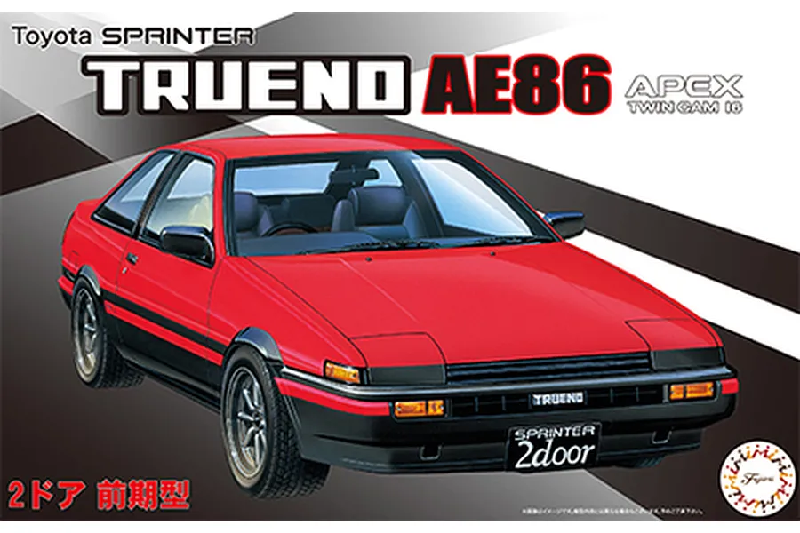Fujimi 1/24 Toyota Sprinter Trueno (2 Door GT/APEX Early Production) Scaled Plastic Model Kit image 60786