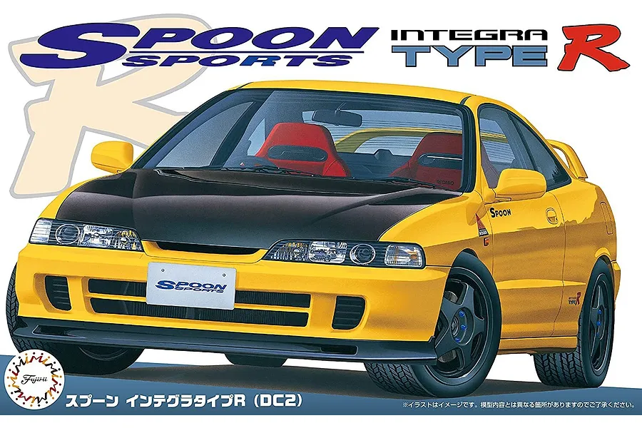 Fujimi 1/24 Spoon Integra TypeR (DC2) Scaled Plastic Model Kit image 60791