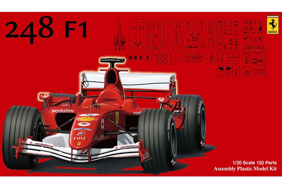 Fujimi 1/20 2006 Ferrari 248F1 MS F1 Scaled Plastic Model Kit image 60815