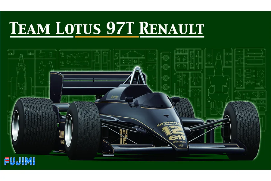 Fujimi 1/20 1985 Lotus 97T (GP-3) F1 Scaled Plastic Model Kit image 60819