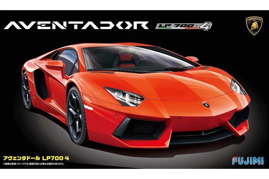 Fujimi 1/24 Lamborghini Aventador Scaled Plastic Model Kit image 60848
