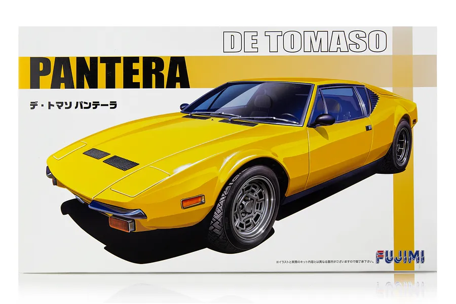 Fujimi 1/24 De Tomaso Pantera Scaled Plastic Model Kit image 60850