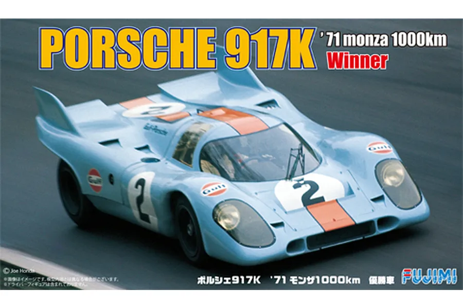 Fujimi 1/24 1971 Porsche 917K Monza 1000km Winner Scaled Plastic Model Kit image 1