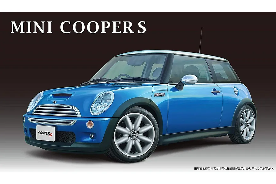 Fujimi 1/24 Mini Cooper S Scaled Plastic Model Kit image 60872
