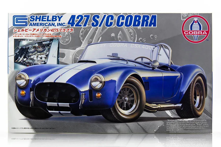 Fujimi Shelby Cobra 427SC (with engine model) Scaled Plastic Model Kit image 60876