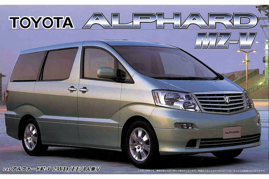 Fujimi 1/24 Toyota Alphard &amp;quot;MZ-V&amp;quot; FF/2WD 8 persons Scaled Plastic Model Kit image 60909