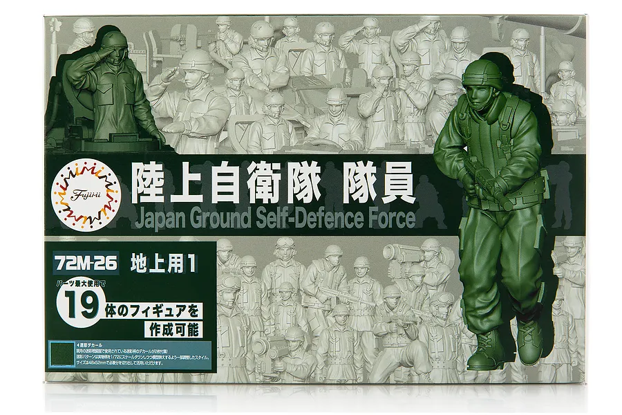 Fujimi 1/72 JGSDF Staff (Ground1) Scaled Plastic Model Kit image 60952